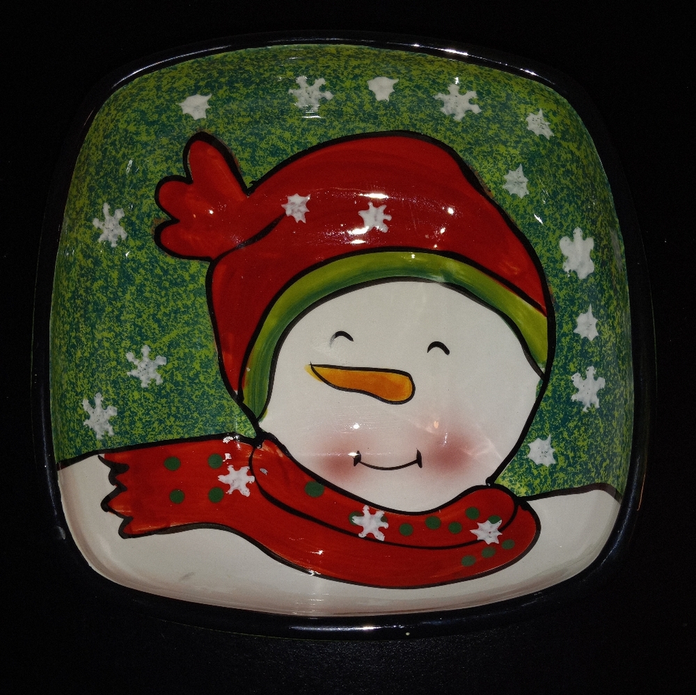 Oneida Snowman Smiles Bowl